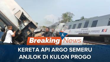 KAI DAOP 6 Yogyakarta Benarkan Kabar Kereta Anjlok di Sekitar Kulon Progo, Penumpang Beri Kesaksian
