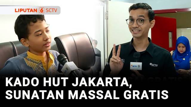 Kado Hut ke-498 Jakarta, Ada Sunatan Massal di RSUD Kebayoran Baru | Liputan 6