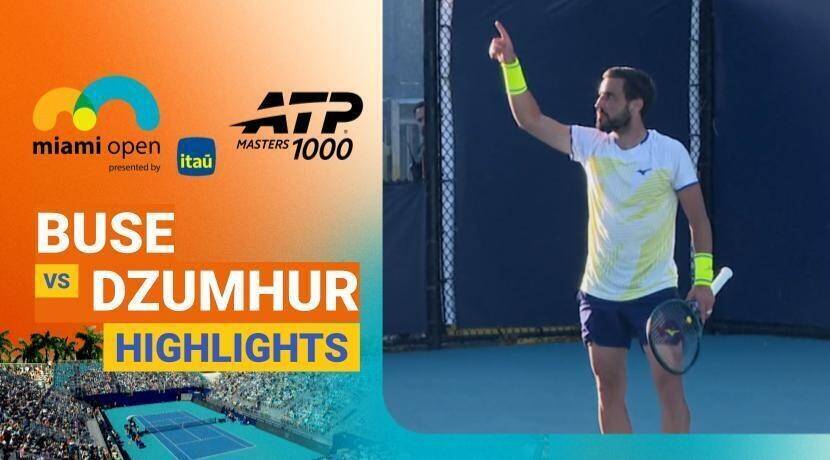 Ignacio Buse vs Damir Dzumhur - Round 1 (Court 3) | ATP 1000: Miami Open Presented by Itau 2026