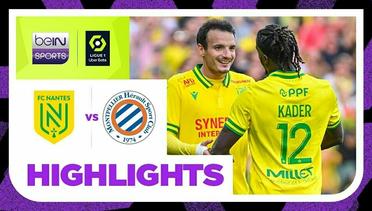 Fc Nantes vs Montpellier Herault Sc - Highlights | Ligue 1 2023/2024
