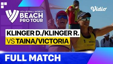 Full Match | Klinger D./Klinger R. (AUT) vs Taina/Victoria (BRA) | Beach Pro Tour - La Paz Challenge, Mexico 2023