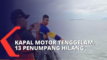 Kapal Motor Cahaya Arafah Tenggelam di Halmahera, 13 Penumpang Hilang