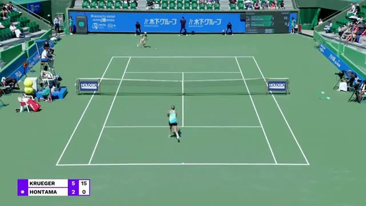 Semifinal Ashlyn Kruege vs Mai Hontama Highlights WTA Kinoshita