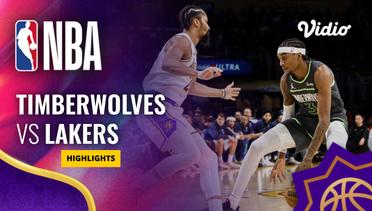 Minnesota Timberwolves vs LA Lakers - Highlights | NBA Regular Season 2023/24