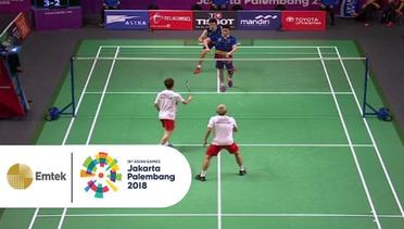 Indonesia vs Malaysia - Badminton Ganda Putra | Asian Games 2018 - Full Match