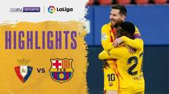 Match Highlights | Barcelona 2 vs 0 Osasuna | La Liga Santander 2021