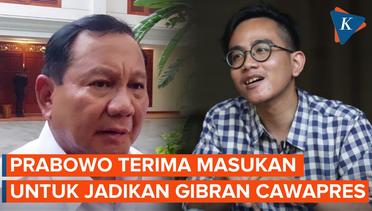 Prabowo Terima Usul Aktivis 98 Untuk Jadikan Gibran Jadi Cawapres