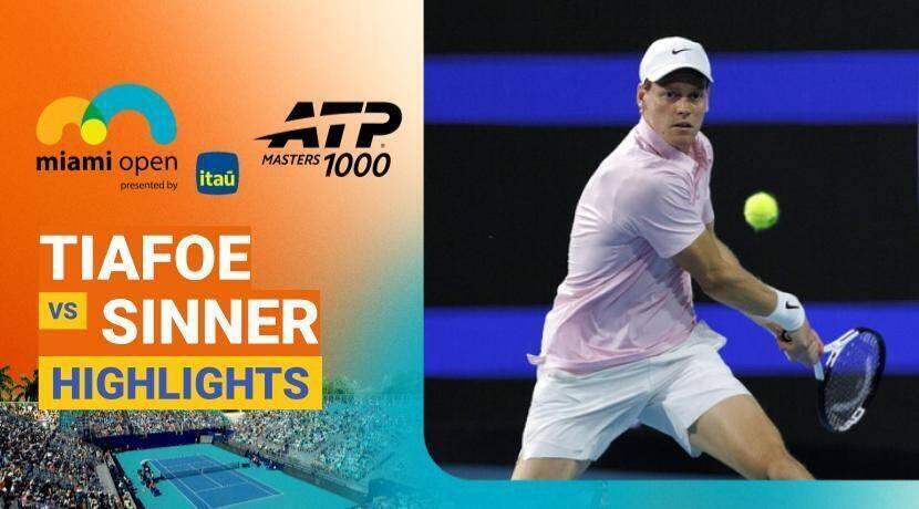 Frances Tiafoe vs Jannik Sinner - Quarterfinals | ATP 1000: Miami Open Presented by Itau 2026