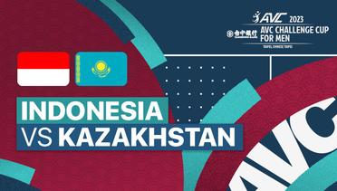Full Match | Indonesia vs Kazakhstan | AVC Challenge Cup for Men 2023