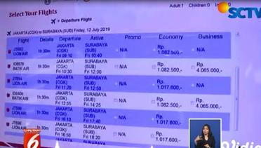 Tiket Pesawat Hari Ini Turun, Penerapan Belum Terlihat di Bandara Soetta - Liputan 6 Siang