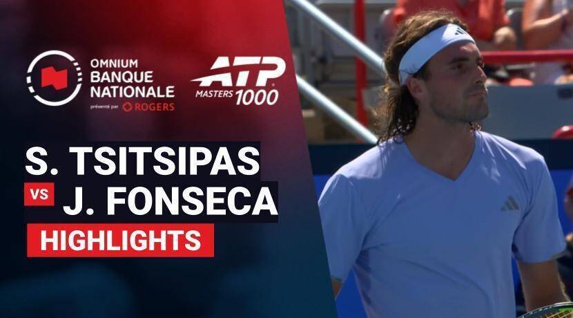 Stefanos Tsitsipas vs Joao Fonseca - Round 2 (Center Court) | ATP 1000: National Bank Open presented by Rogers 2026