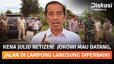 Dikritik Tak Mempan, Pemprov Lampung Kebut Perbaikan Jalan Jelang Kedatangan Jokowi | Diskusi