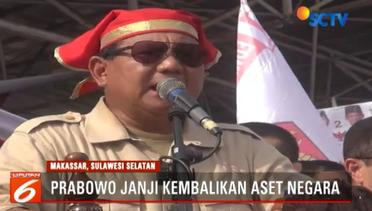 Kampanye di Makassar, Prabowo Janji Buka Lapangan Kerja Baru - Liputan 6 Pagi