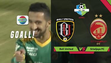 Goal Manu Dzhalilov - Bali United (2) vs (3) Sriwijaya FC | Go-Jek Liga 1 Bersama Bukalapak