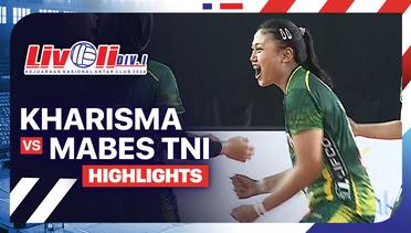 Putri: Kharisma vs Mabes TNI - Babak 8 Besar - Highlights | Livoli Divisi 1 2024