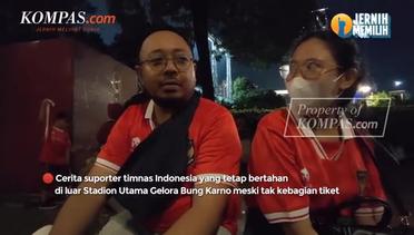 Cerita Suporter di Luar GBK Saat Laga Indonesia vs Argentina, Minta Layar hingga Kalah War Tiket