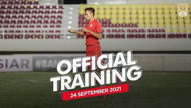Official Training | 24 September 2021 | PERSIS vs Putra Safin Group