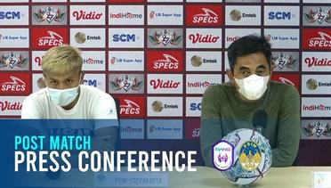 Post Match Press Conference Rans Cilegon FC vs PSIM Jogja