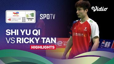 Shi Yu Qi (CHN) vs Ricky Tang (AUS) - Highlights | Thomas Cup Chengdu 2024 - Men's Singles