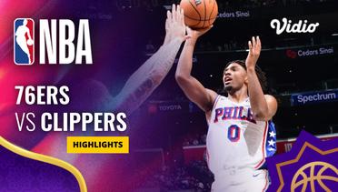 Philadelphia 76ers vs LA Clippers - Highlights | NBA Regular Season 2023/24
