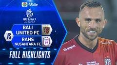 Full Highlights - Bali United FC VS Rans Nusantara FC | BRI Liga 1 2022/2023