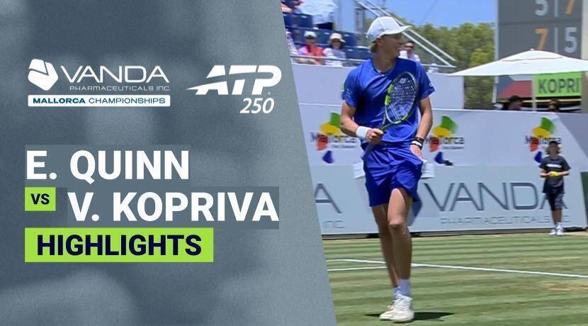 Ethan Quinn vs Vit Kopriva - Quarterfinals | ATP 250: Vanda Pharmaceuticals Mallorca Championships 2026