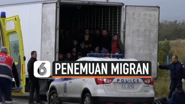 Polisi Yunani Temukan 41 Migran Dalam Truk Berpendingin 