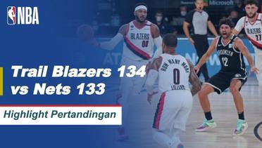 Match Highlight | Portland Trail Blazers 134 vs 133 Brooklyn Nets | NBA Regular Season 2019/20