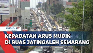 Kepadatan Arus Mudik di Ruas Jalan Jatingaleh Semarang
