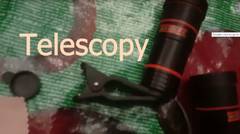 Review - Lensa Tele Zoom 8x Universal Telescope Clip Jepit Mobile Phone