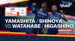Highlights | Kyohei Yamashita/Naru Shinoya (JPN) vs Yuta Watanabe/Arisa Higashino (JPN) | TotalEnergies BWF World Championships 2021