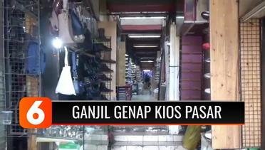 Pedagang Pasar di Jakarta Tak Setuju Kios Mereka Diterapkan Ganjil Genap