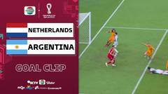 Gol Kedua Wrghorst Samakan Skor Netherlans vs Argentina | FIFA World Cup Qatar 2022