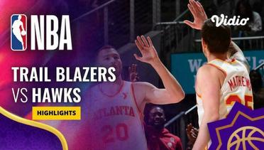 Portland Trail Blazers vs Atlanta Hawks - Highlights | NBA Regular Season 2023/24