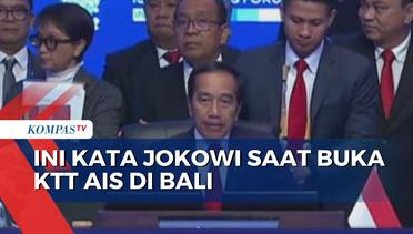 Buka KTT AIS Forum 2023 di Bali, Jokowi: Pencemaran Laut Jadi Tantangan