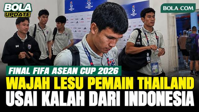 Wajah Lesu Pemain Thailand Usai Kalah dari Indonesia di Final FIFA ASEAN Cup 2026