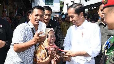 Presiden Jokowi Kunjungi Pasar Brahrang, Binjai, 25 Agustus 2023