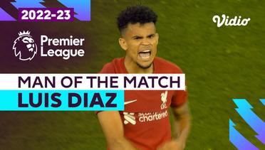 Aksi Man of the Match: Luis Diaz | Liverpool vs Crystal Palace | Premier League 2022/23