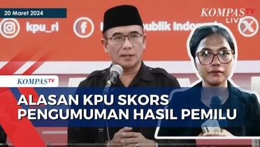 Detik-detik Sebelum Ketua KPU Hasyim Asy'ari Skors Pengumuman Hasil Pemilu 2024