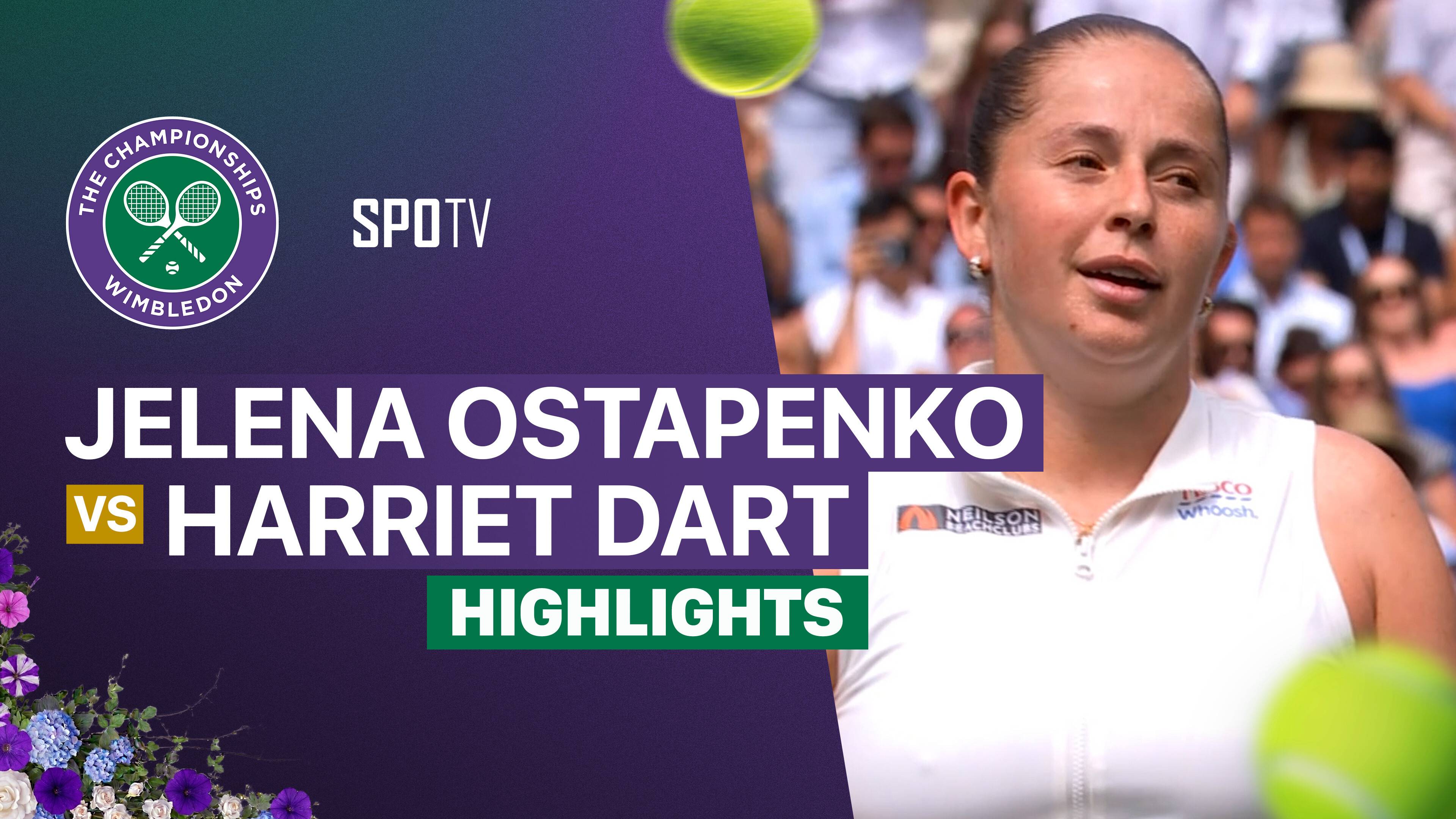 Jelena Ostapenko vs Harriet Dart - Ladies' Singles First Round | Wimbledon 2026