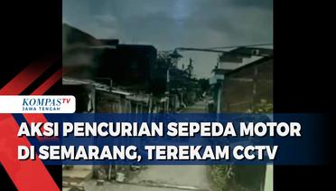 Aksi Pencurian Sepeda Motor di Bangetayu, Semarang Terekam CCTV
