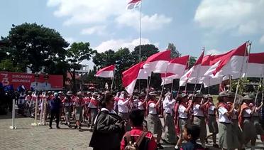 Karnaval Hari Kemerdekaan RI Ke-73 di Lapangan Adam Malik Kota Siantar