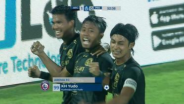 Gol Kushedya Hari Yudo - AREMA FC (1) vs (0) PSS Sleman | BRI Liga 1 2021/22