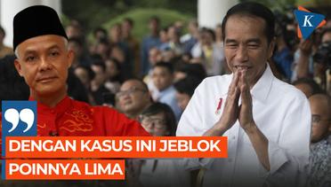 Ganjar Sebut Nilai Penegakan Hukum Jokowi Jeblok