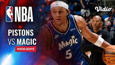 Detroit Pistons vs Orlando Magic - Highlights | NBA Regular Season 2023/24