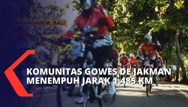 Setelah Menempuh 10 Hari, Pesepeda Lansia Tour De Jakarta Mandalika Tiba di Bali