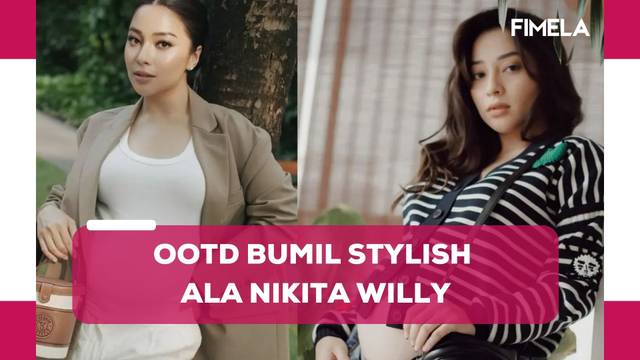 OOTD Bumil Stylish Nikita Willy Pamer Baby Bump di Kehamilan Pertama dan Kedua