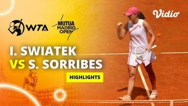Iga Swiatek vs Sara Sorribes Tormo - Highlights | WTA Mutua Madrid Open 2024