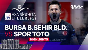 Bursa B.Sehir BLD. vs Spor Toto - Highlights | Men's Turkish Volleyball League 2023/24