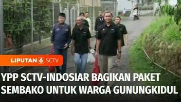 YPP SCTV-Indosiar Bagikan Paket Sembako untuk Warga Sekitar Gunungkidul | Liputan 6